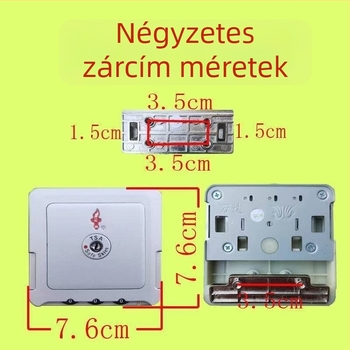 ABS poggyászzár jelszavas, TSA jóváhagyott, lopás elleni védelem