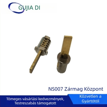 NS-007 ujjlenyomatos poggyász-zár, cink ötvözet, rúd vastagsága 3.0 mm, távolság a rudak között 5.0 mm, típus: ujjlenyomat