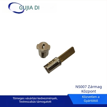 NS-007 ujjlenyomatos poggyász-zár, cink ötvözet, rúd vastagsága 3.0 mm, távolság a rudak között 5.0 mm, típus: ujjlenyomat