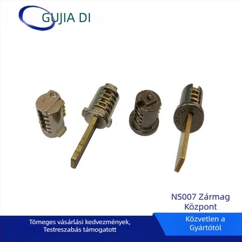 NS-007 ujjlenyomatos poggyász-zár, cink ötvözet, rúd vastagsága 3.0 mm, távolság a rudak között 5.0 mm, típus: ujjlenyomat