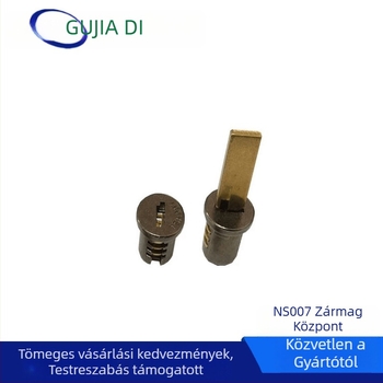 NS-007 ujjlenyomatos poggyász-zár, cink ötvözet, rúd vastagsága 3.0 mm, távolság a rudak között 5.0 mm, típus: ujjlenyomat