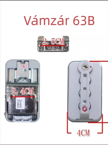 Bőröndzár jelszóval TSA13066 – ABS anyag, táska kiegészítő, modell TSA13066