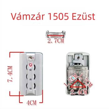 TSA007 bőröndzár jelszavas zár, ABS anyag, bőrönd javításához
