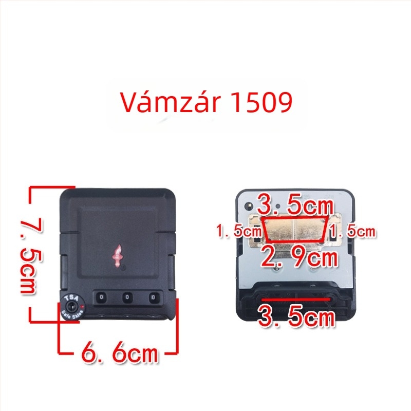 Kóddal ellátott bőröndzár – ABS anyag, egyszínű mintázat, 2022 nyári kiadás