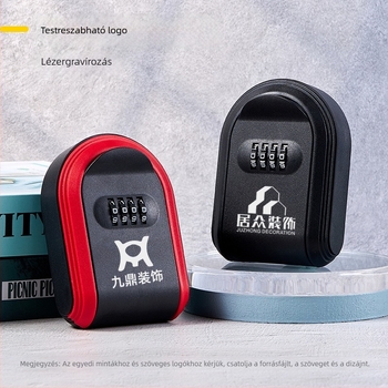 Kulcsok tároló doboza mechanikus jelszózárral, ABS műanyagból, iskolák, irodák és kiskereskedelmi környezet számára