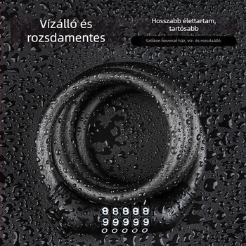 Jelszavas kerékpárzár, hordozható acélkábel hegymászók kerékpárokhoz, modell 1