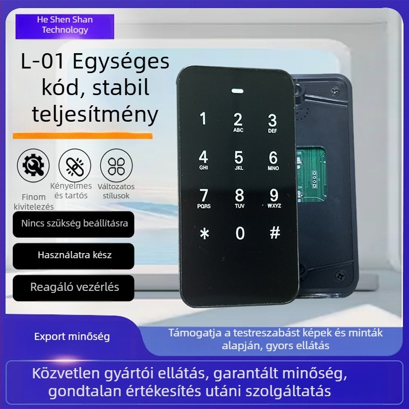 Intelligens jelszavas szekrény érintőképernyővel — többfunkciós tároló cipőknek, ruháknak és szauna/jóga stúdiókhoz
