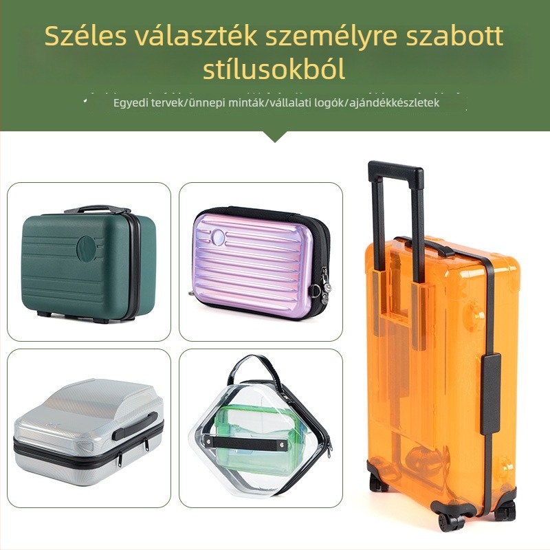 PP utazótáska alumínium kerettel, univerzális kerekek, TSA kombinált zár, vízálló, ultra könnyű, száraz-nedves elválasztás