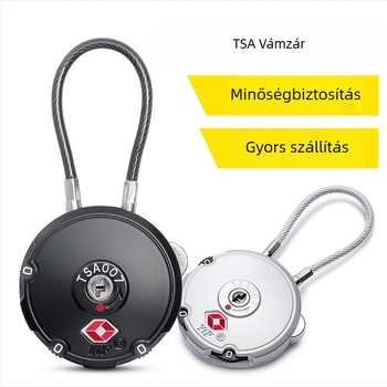 TSA007 bőröndzár - Customs lock sorozat, cinkötvözet, anime mintázat, lopás elleni védelem
