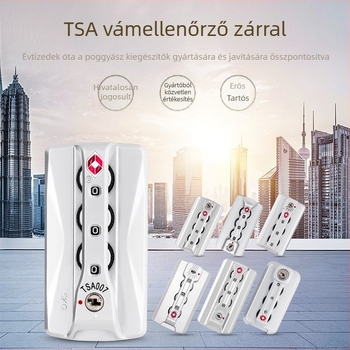 Platinum poggyász jelszós zár, PC anyag, modell Customs lock comprehensive, poggyász kiegészítők