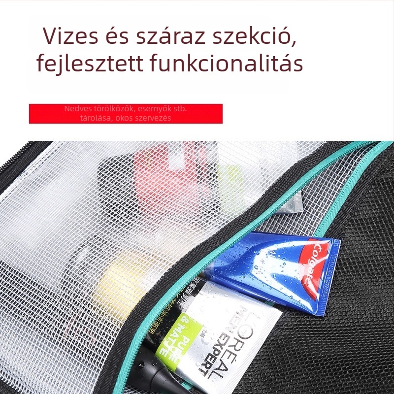 Üzleti napi hátizsák - 56–75 L, poliészter - lélegző, vízálló, kopásálló, száraz–nedves szétválasztás - légpárnás vállpántok