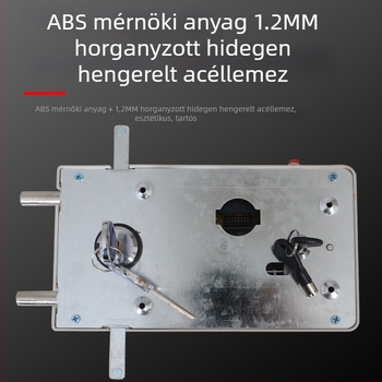 Fém konfiden-ciális irattartó szekrény biometrikus ujjlenyomat- és elektronikus jelszavas zárakkal, mozgató mechanizmussal – teljes készlet