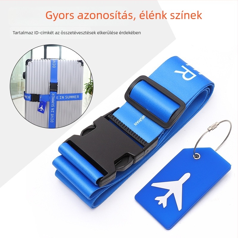 Poggyászrögzítő pántok 582-6, poliészter, lopás elleni, keresztezett poggyászpánt, tavasz 2025