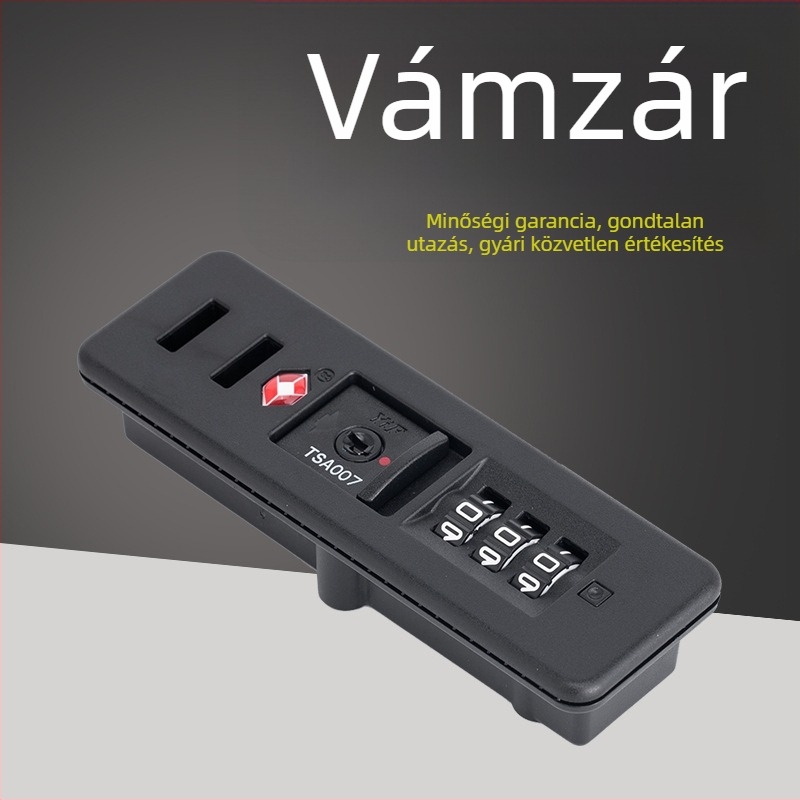 HD-108A ABS poggyász zár jelszóval, TSA 16032 – beépített, kopásálló