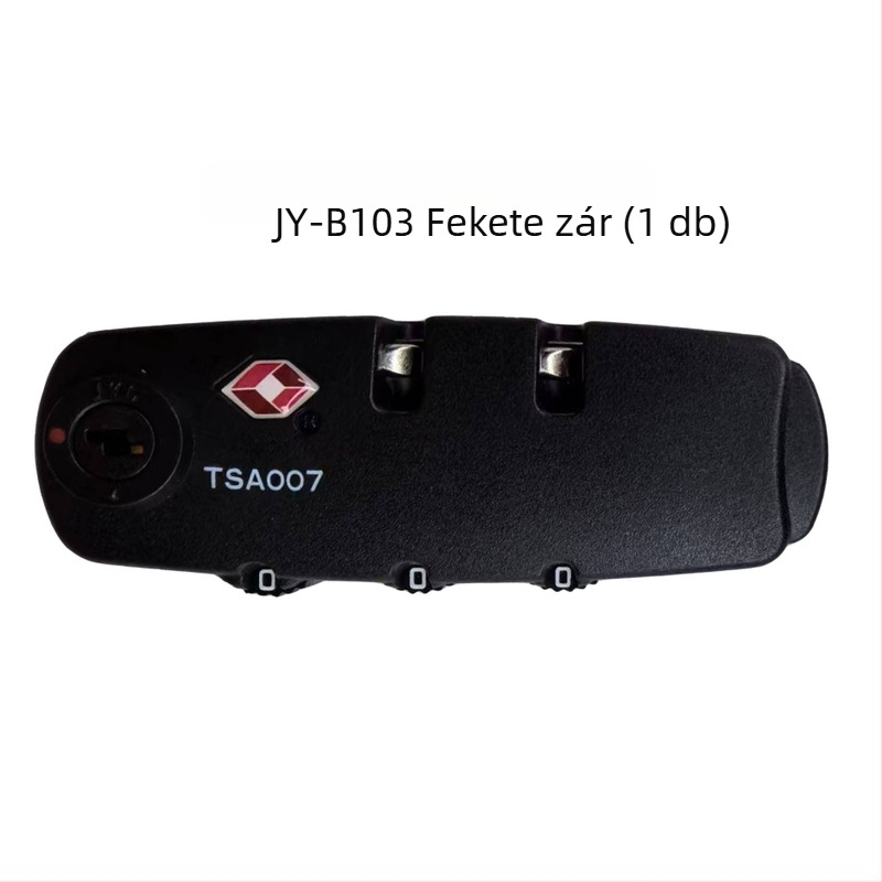 JY-B103 Jelszavas zár, TSA007 vámzár poggyászhoz, ABS anyag