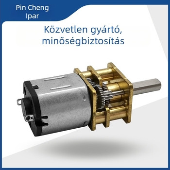Szénkefés DC motor, modell 12-N10; 3–6 V; 59–61 rpm; 0,042–0,047 Nm