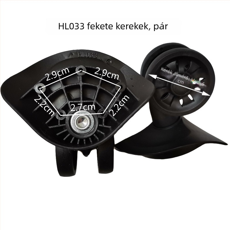 HL-030-1D Univerzális bőrönd kerék – csere görgő poggyászhoz