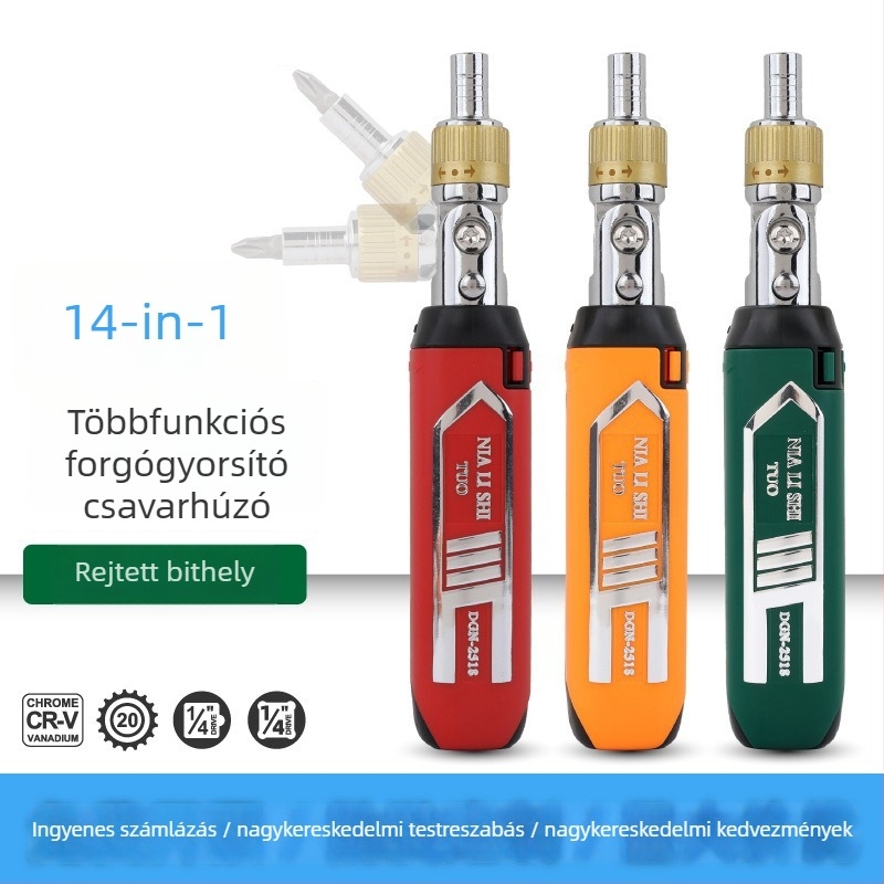 Zhanyi Hardware Recés csavarhúzó készlet – szigetelt, maximális nyomaték 3,5 N·m, CR-V acél pengék