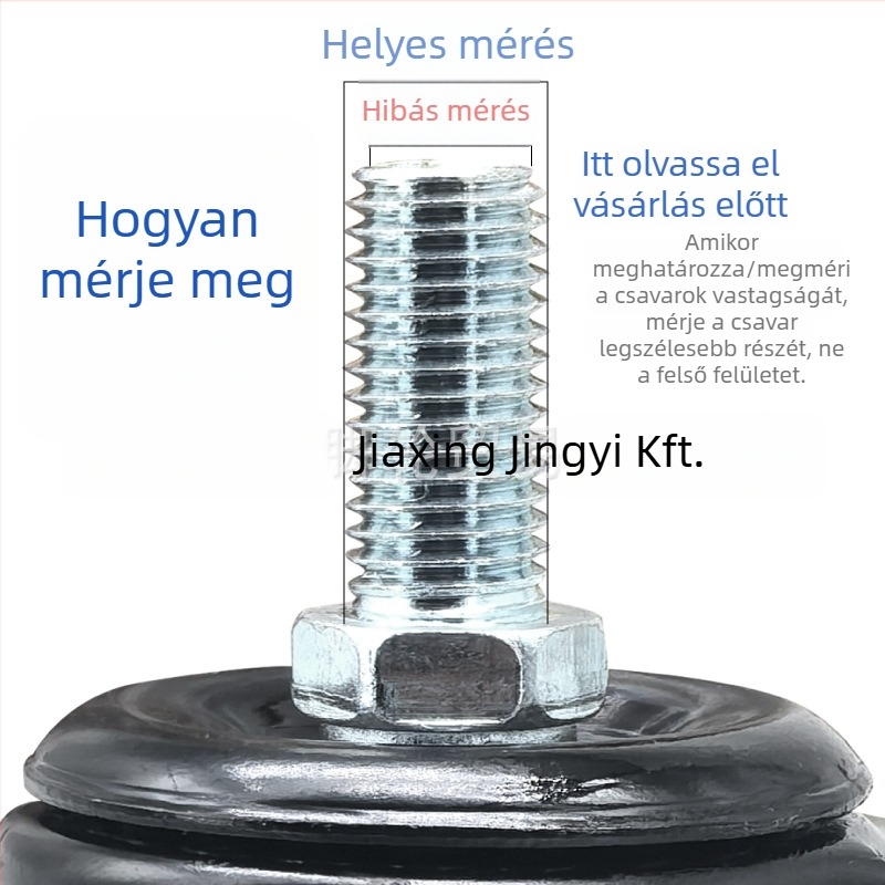 Bőrönd forgó kerék fékkel, testreszabott csavarméret, PP anyag, márka L.w