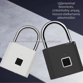 Intelligens ujjlenyomatos lakat ajtókhoz és szekrényekhez, jelszavas zár, kültéri használatra, vízálló és rozsdamentes