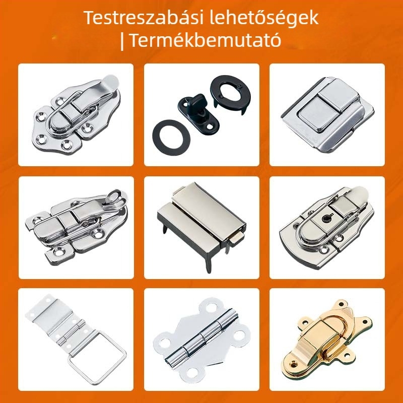 Mortise zár, cinkötvözet, lábakkal, Hongsheng márka, magáncímke elérhető