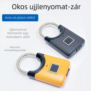 Biometrikus zár SKG-555B fiókokhoz, 10 ujjlenyomat tárolás, több mint 100000 nyitás, szkennelési idő <1s, DC tápegység