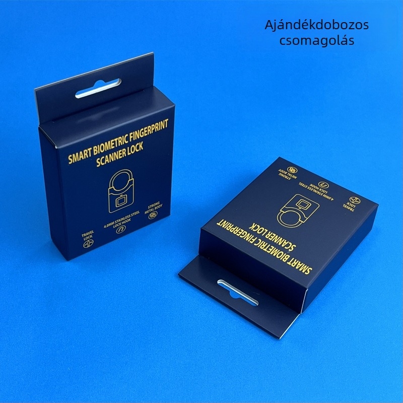 Biometrikus zár SKG-555B fiókokhoz, 10 ujjlenyomat tárolás, több mint 100000 nyitás, szkennelési idő <1s, DC tápegység