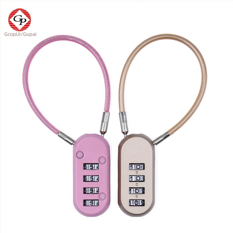 Kombinált lakat, cink ötvözet, modell 8003, 4 mm záróelem