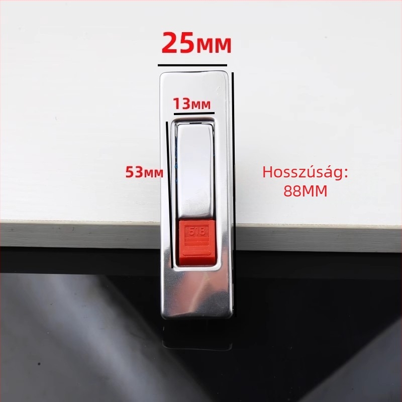 Tűzcsap zár, Modell 518, Rozsdamentes acél, Háztartási lakat