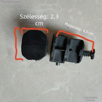 Hátizsák-kiegészítők – teleszkópos rúd zárnyelve és fém csat összetevők