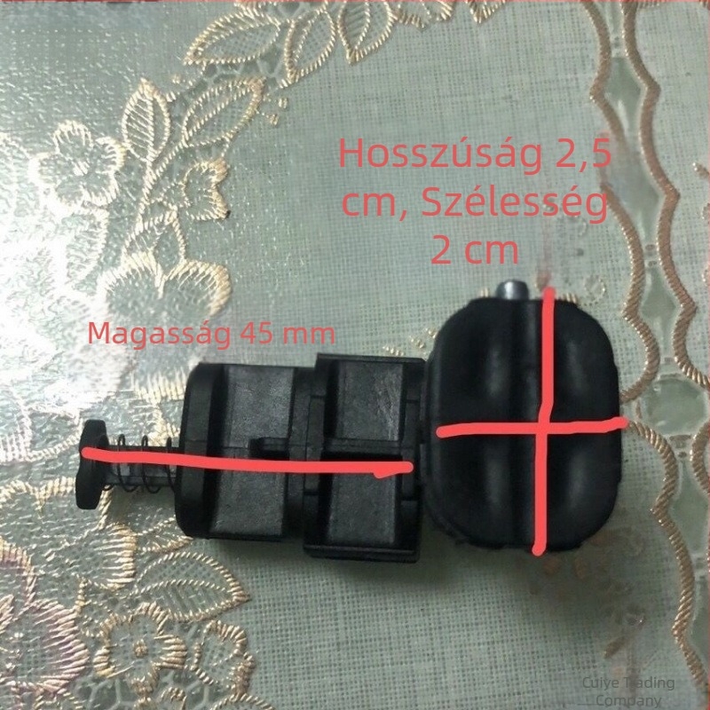 Hátizsák-kiegészítők – teleszkópos rúd zárnyelve és fém csat összetevők