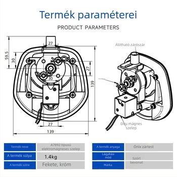 Scott A7892-411a Cink ötvözetű zár teherautó szerszámtároló dobozhoz – lakat-stílusú, állítható T-formájú, RV-k és módosított/speciális járművekhez
