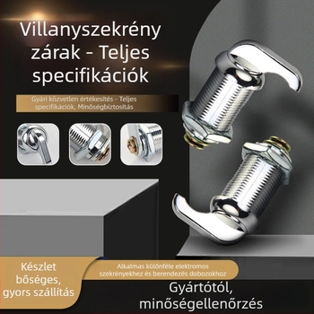 Forgócilinderzár szekrényekhez | Cinkötvözet anyag | Modell MS412 | Modern minimalista stílus