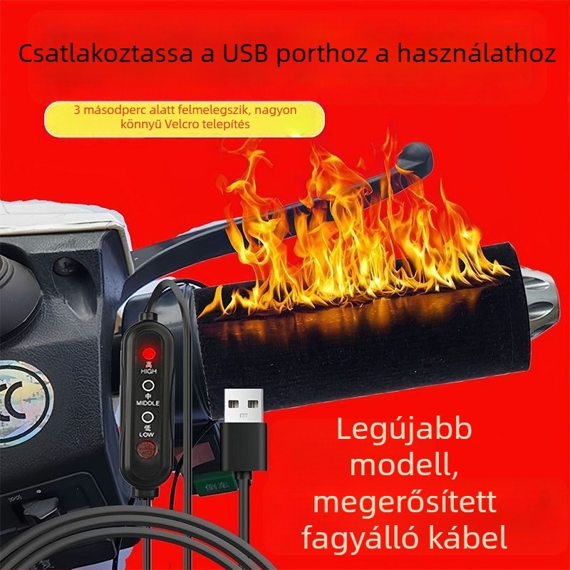 Elektromos fűtésű markolatvédő burkolat elektromos járművekhez; alumíniumötvözet; elektromos fűtés; normál vastagság; testreszabás nélkül