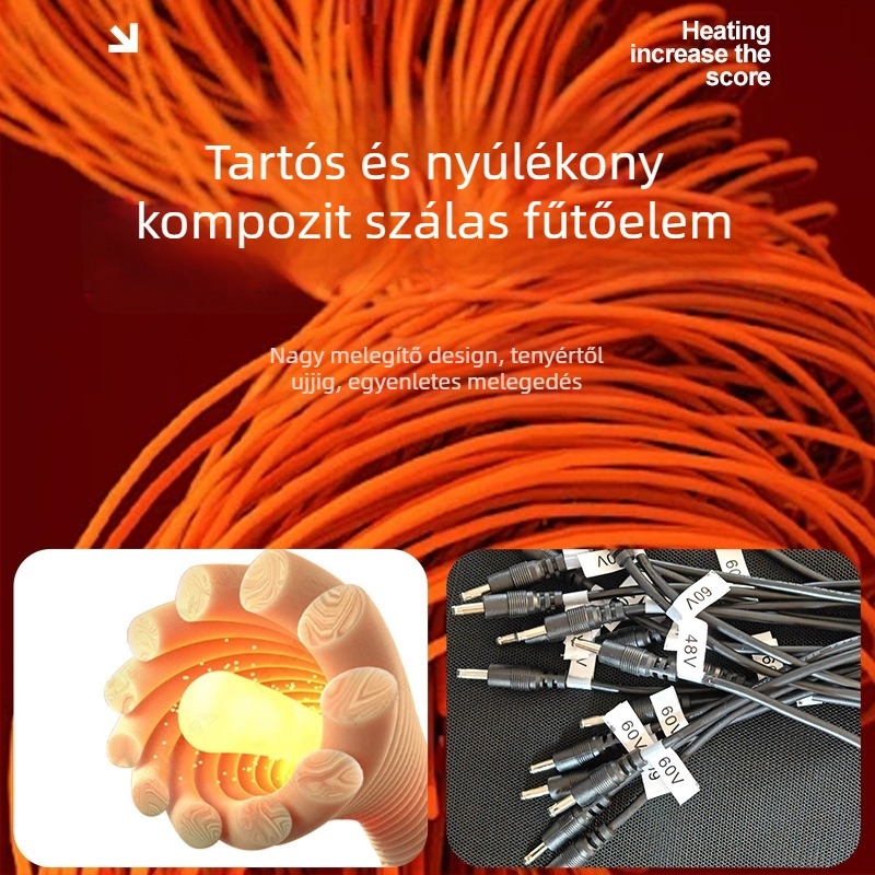 Elektromos fűtésű kormányvédő burkolat – PU anyag, elektromos járművekhez, motorkerékpárokhoz és háromkerekű járművekhez