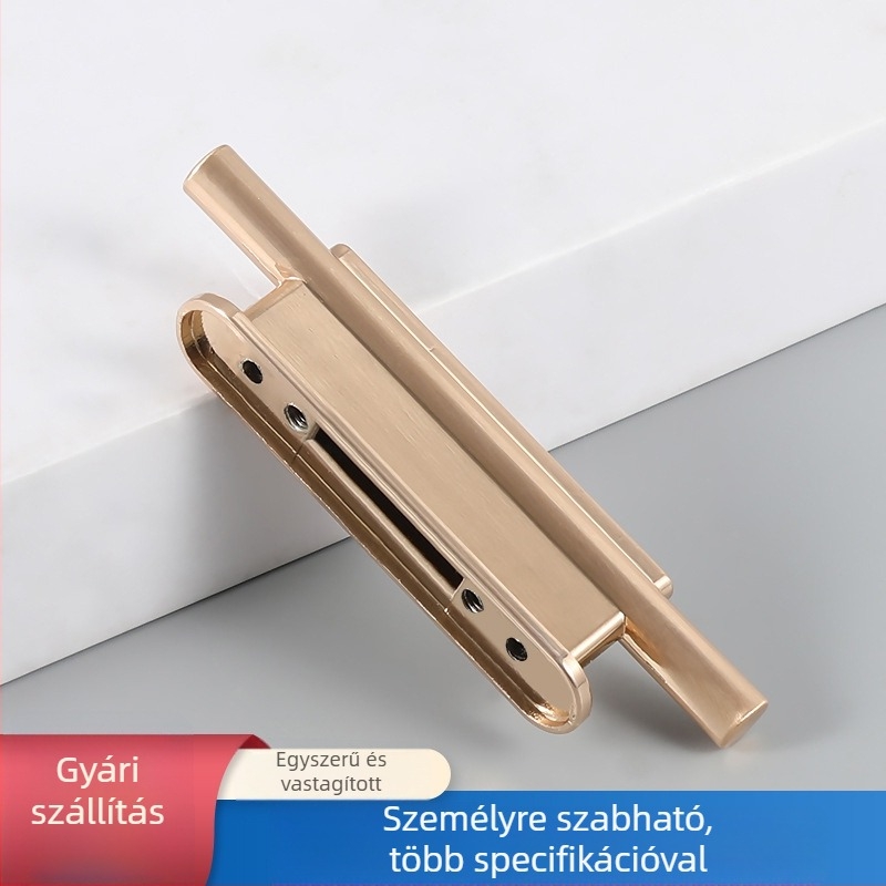 Gardrób fogantyú – modern minimalistikus formájú, rúdszerű, cinkötvözetből, JC-2202, felületre szerelve