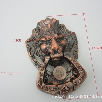 Ajtónyitó fogantyú – Oroszlánfej – Cinkötvözet – Új kínai stílus
