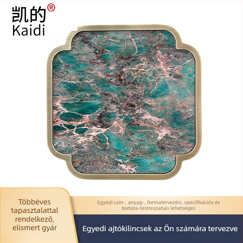 Kínai antik stílusú, zöld jade faragott ajtófogantyú üveg- és alumínium ajtókhoz, modern luxus szállodai design