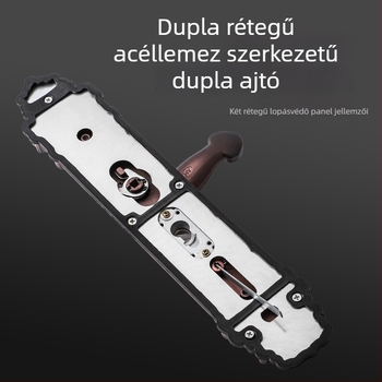 Hongshun 6005 Hosszú Stílusú Ajtó Kilincs, Cink Ötvözet, Bronz Utánzás Felülettel