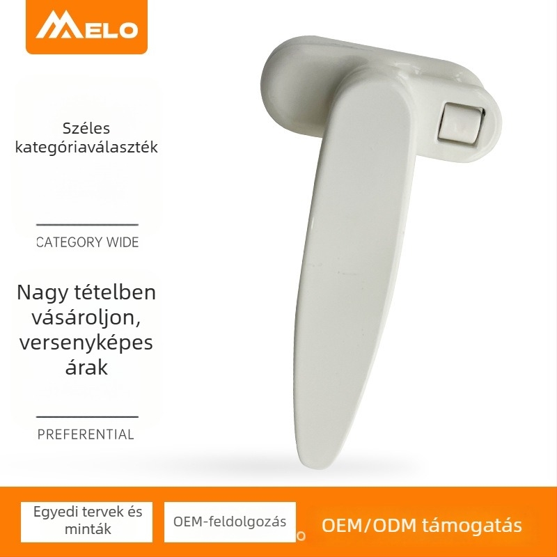 Ablaknyitó kilincs – alumínium ötvözet, felület: műanyag spray bevonat, modell Wgd-006, modern minimalist stílus, alkalmas kasement és kifelé nyíló ablakokhoz