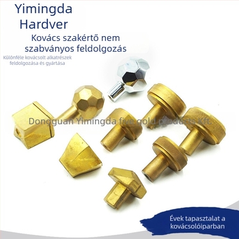 Egylyukas bútorfogantyú, cink-ötvözet, meleg kovácsolás, modern minimalist stílus, testreszabható
