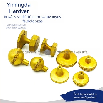 Egylyukas bútorfogantyú, cink-ötvözet, meleg kovácsolás, modern minimalist stílus, testreszabható