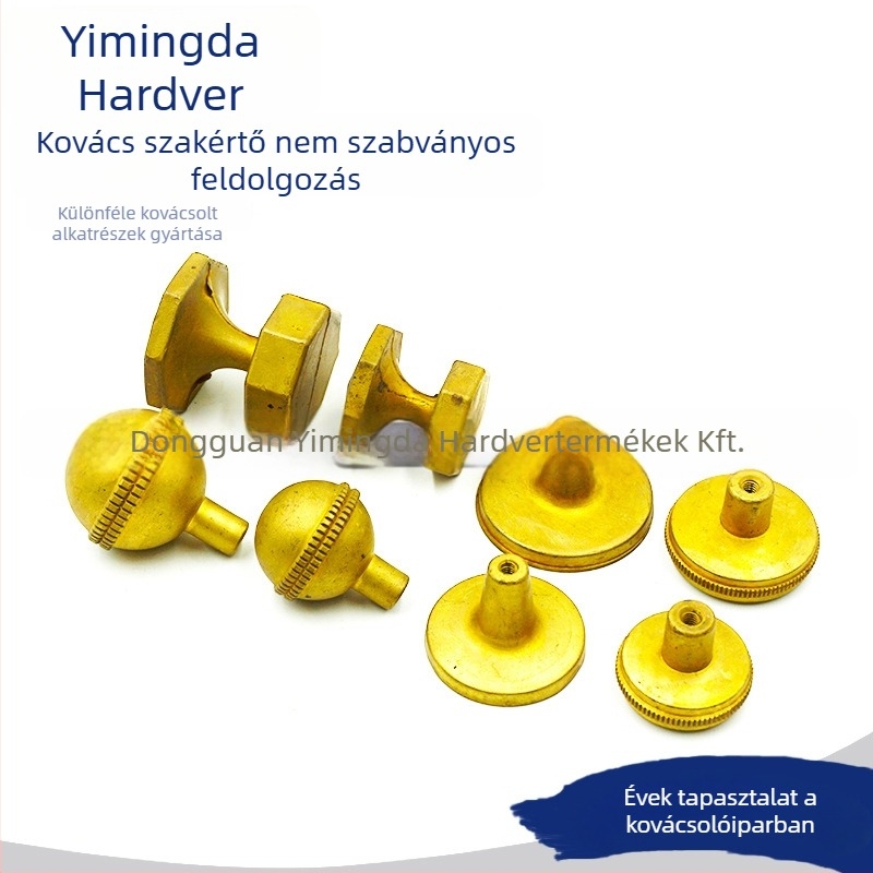Egylyukas bútorfogantyú, cink-ötvözet, meleg kovácsolás, modern minimalist stílus, testreszabható