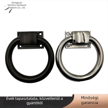 Emelőgyűrűs fogantyú bútorokhoz – cink-ötvözet, öntés technológiával, modell Z10002B, Simon márka