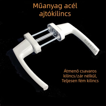 Alumíniumötvözet ajtófogantyú műanyag‑acél ajtókhoz, erkélyajtó fogantyú, fém ajtó- és ablakalkatrész