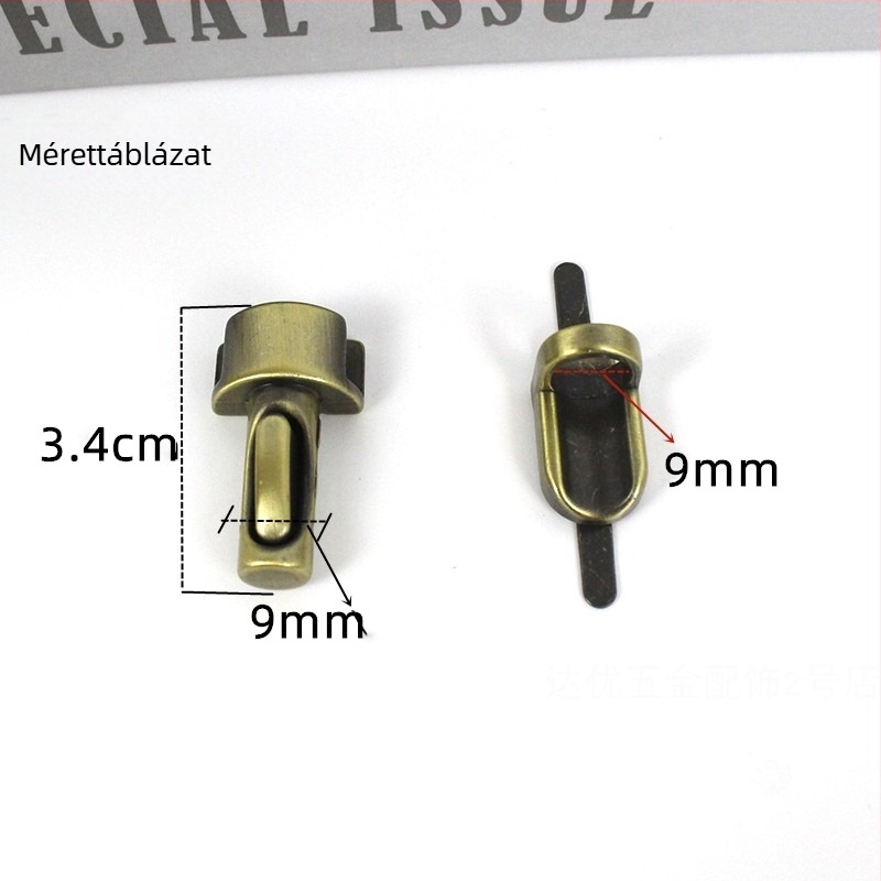 Bőr táska zár és hardver – DIY
