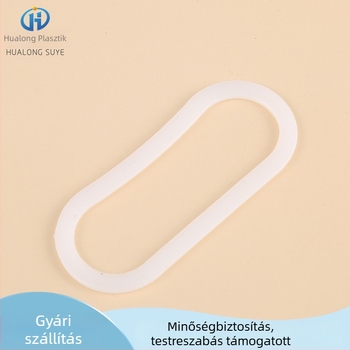 Ovális műanyag hordozófül hőzáró csuklós kialakítás – tároláshoz ajándékdobozok, Eredet: Jiaxing Haining