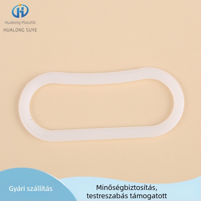 Ovális műanyag hordozófül hőzáró csuklós kialakítás – tároláshoz ajándékdobozok, Eredet: Jiaxing Haining