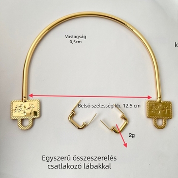 Fém fogantyúzár díszdobozhoz, modell Handle buckle, márka Long Song, származás Guangzhou