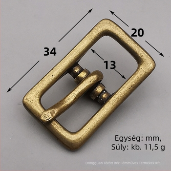 Tiszta rézből készült japán csat táskákhoz és övekhez — Márka: Broken copper; Anyag: Réz; Modell: Tiszta rézből készült japán csat.